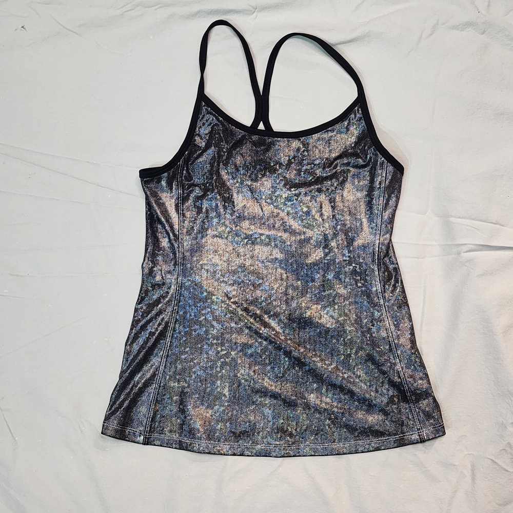 Elegant Women's Camisole Top - Shiny Muticolor